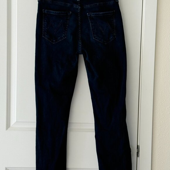 Mother The Mid Rise Dazzler Ankle -dark blue Size 29 - Picture 5 of 9